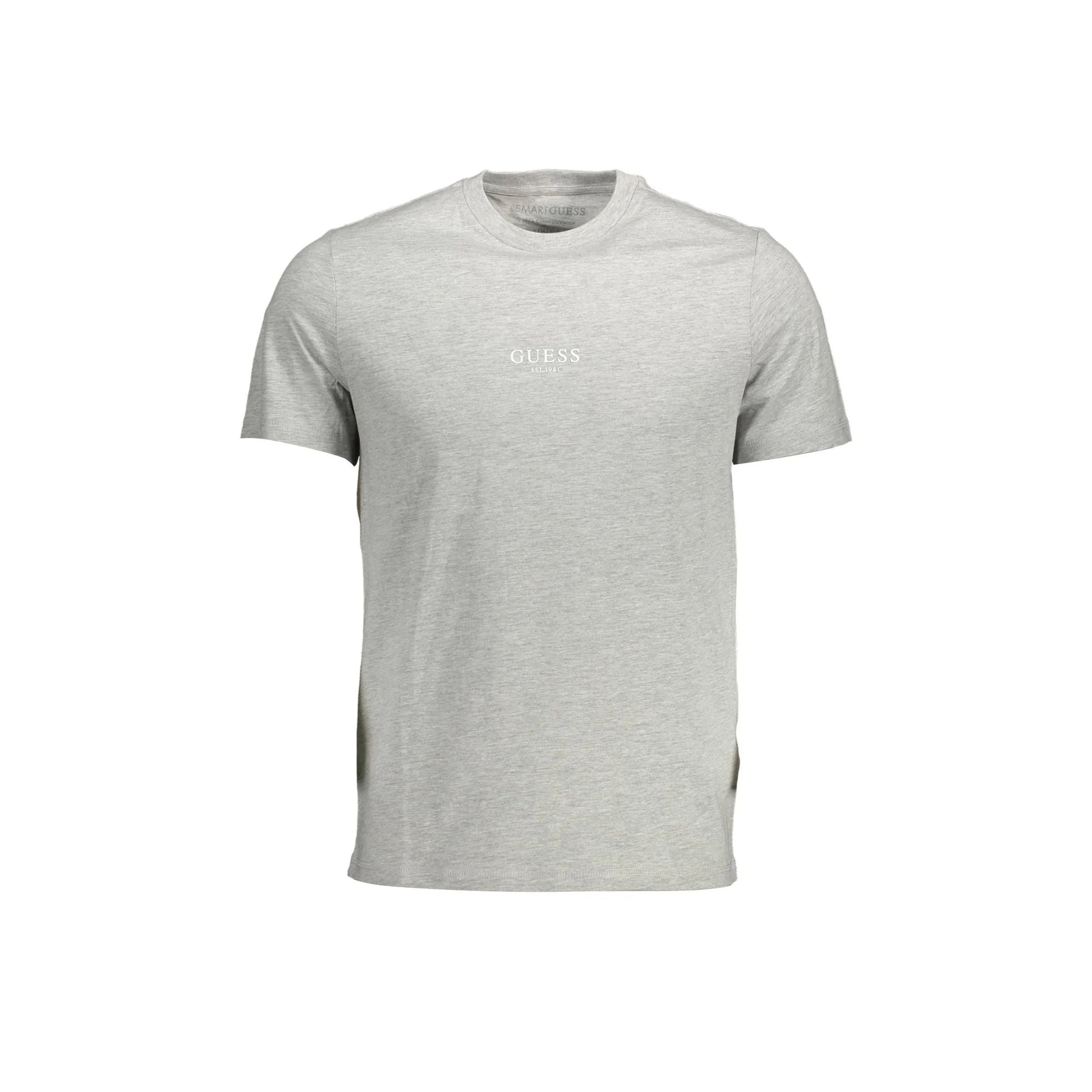 Guess Jeans T-Shirt Maniche Corte Uomo Grigia Stampa Logo Grigio - foto prodotto